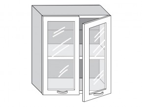1.60.4 Шкаф настенный (h=720) на 600мм с 2-мя стек.дверцами в Коркино - korkino.mebel74.com | фото