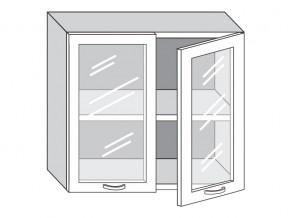 1.80.4 Шкаф настенный (h=720) на 800мм с 2-мя стек.дверцами в Коркино - korkino.mebel74.com | фото