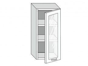 19.40.3 Шкаф настенный (h=913) на 400мм с 1-ой стекл. дверцей в Коркино - korkino.mebel74.com | фото