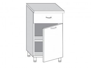 2.50.11 Шкаф-стол на 500мм с 1-им ящиком и 1-ой дверцей в Коркино - korkino.mebel74.com | фото