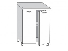2.60.2 Шкаф-стол на 600мм с 2-мя дверцами в Коркино - korkino.mebel74.com | фото