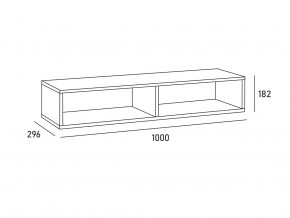 Антресоль MODUL 1000 в Коркино - korkino.mebel74.com | фото 2