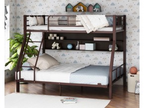 Двухъярусная кровать Гранада-1П 140 коричневый в Коркино - korkino.mebel74.com | фото