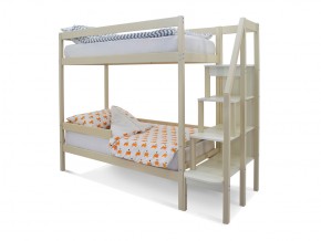 Двухъярусная кровать Svogen с бортиком бежевый в Коркино - korkino.mebel74.com | фото 1