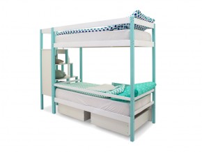 Двухъярусная кровать Svogen с ящиками мятно-белый в Коркино - korkino.mebel74.com | фото 5