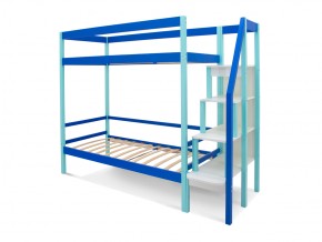 Двухъярусная кровать Svogen с ящиками мятно-синий в Коркино - korkino.mebel74.com | фото 2