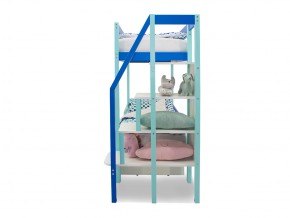 Двухъярусная кровать Svogen с ящиками мятно-синий в Коркино - korkino.mebel74.com | фото 4