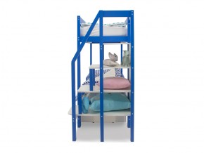 Двухъярусная кровать Svogen с ящиками и бортиком синий в Коркино - korkino.mebel74.com | фото 3