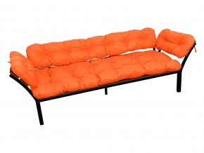 Диван Дачный с подлокотниками оранжевая подушка в Коркино - korkino.mebel74.com | фото