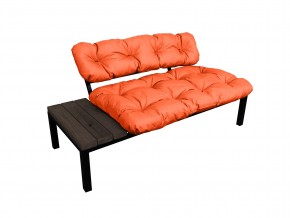 Диван Дачный со столиком оранжевая подушка в Коркино - korkino.mebel74.com | фото 1