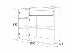 Комод 10 фант ясень анкор в Коркино - korkino.mebel74.com | фото 2