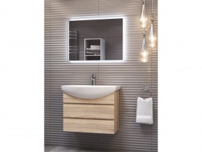 Комплект мебели в ванную Wing 600-0-2 подвесной сонома в Коркино - korkino.mebel74.com | фото