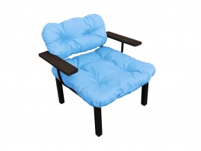 Кресло Дачное голубая подушка в Коркино - korkino.mebel74.com | фото