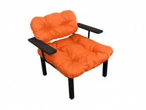 Кресло Дачное оранжевая подушка в Коркино - korkino.mebel74.com | фото 1