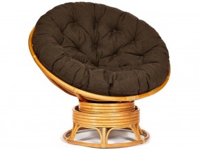 Кресло-качалка Papasan w 23/01 B с подушкой Honey, ткань Коричневый в Коркино - korkino.mebel74.com | фото 1
