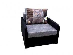 Кресло кровать Канзасик с подлокотниками кот с ромашкой в Коркино - korkino.mebel74.com | фото