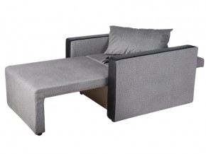 Кресло-кровать Милена с подлокотниками велюр серый в Коркино - korkino.mebel74.com | фото 2