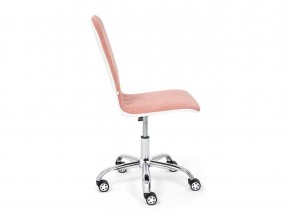 Кресло офисное Rio флок розовый/белый в Коркино - korkino.mebel74.com | фото 3