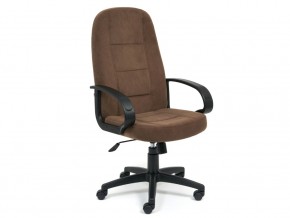 Кресло офисное СН747 флок коричневый в Коркино - korkino.mebel74.com | фото