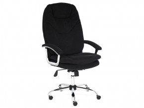 Кресло офисное Softy lux флок черный в Коркино - korkino.mebel74.com | фото