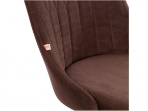 Кресло офисное Swan флок коричневый в Коркино - korkino.mebel74.com | фото 4