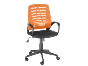 Кресло оператора Ирис стандарт оранжевый/черный в Коркино - korkino.mebel74.com | фото