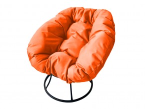 Кресло Пончик без ротанга оранжевая подушка в Коркино - korkino.mebel74.com | фото