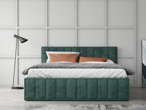 Кровать 1400 Лана зеленый велюр в Коркино - korkino.mebel74.com | фото 2
