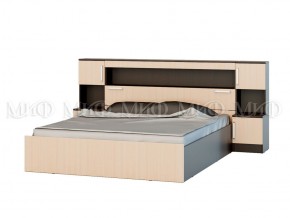 Кровать 1,6м с надстройкой с тумбами в Коркино - korkino.mebel74.com | фото