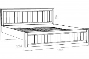 Кровать 1800 Оливия НМ 040.34-03 Х в Коркино - korkino.mebel74.com | фото 2