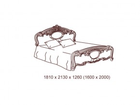 Кровать 2-х спальная 1600*2000 с ортопедом в Коркино - korkino.mebel74.com | фото