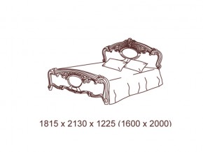 Кровать 2-х спальная 1600*2000 с основанием в Коркино - korkino.mebel74.com | фото