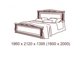 Кровать 2-х спальная 1800*2000 с ортопедом в Коркино - korkino.mebel74.com | фото