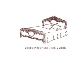 Кровать 2-х спальная 1800*2000 с основанием в Коркино - korkino.mebel74.com | фото