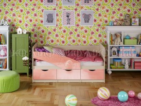 Кровать Бабочки 1600 Розовый металлик в Коркино - korkino.mebel74.com | фото