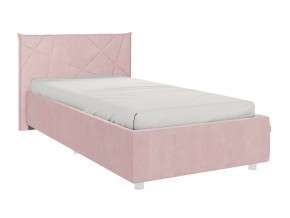 Кровать Бест 900 велюр нежно-розовый в Коркино - korkino.mebel74.com | фото