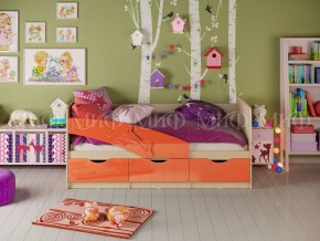 Кровать Дельфин 1600 Оранжевый металлик в Коркино - korkino.mebel74.com | фото