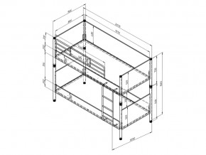 Кровать Дельта Лофт 20.02.02 Натура в Коркино - korkino.mebel74.com | фото 2