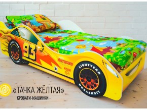 Кровать детская машина Тачка Желтая в Коркино - korkino.mebel74.com | фото