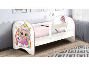 Кровать детская с фотопечатью без ящика Принцесса 800*1600 в Коркино - korkino.mebel74.com | фото 1