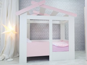 Кровать детская Теремок без ящика розовая в Коркино - korkino.mebel74.com | фото