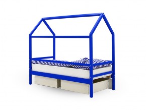 Кровать-домик Svogen с ящиками и бортиком синий в Коркино - korkino.mebel74.com | фото 6