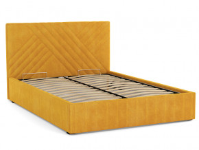 Кровать Гамма 1600 с основанием велюр тенерифе куркума в Коркино - korkino.mebel74.com | фото 2