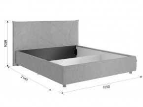 Кровать Квест 1600 велюр крем в Коркино - korkino.mebel74.com | фото 2
