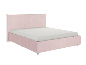 Кровать Квест 1600 велюр нежно-розовый в Коркино - korkino.mebel74.com | фото 1