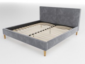 Кровать Линси 1400 серый в Коркино - korkino.mebel74.com | фото