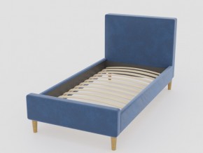 Кровать Линси 900 синий в Коркино - korkino.mebel74.com | фото
