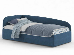 Кровать мягкая Денди на щитах синяя в Коркино - korkino.mebel74.com | фото 1