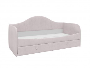 Кровать с мягкой обивкой Алиса ПМ-332.18 велюр розовый в Коркино - korkino.mebel74.com | фото