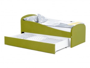 Кровать с ящиком Letmo оливковый (велюр) в Коркино - korkino.mebel74.com | фото 9